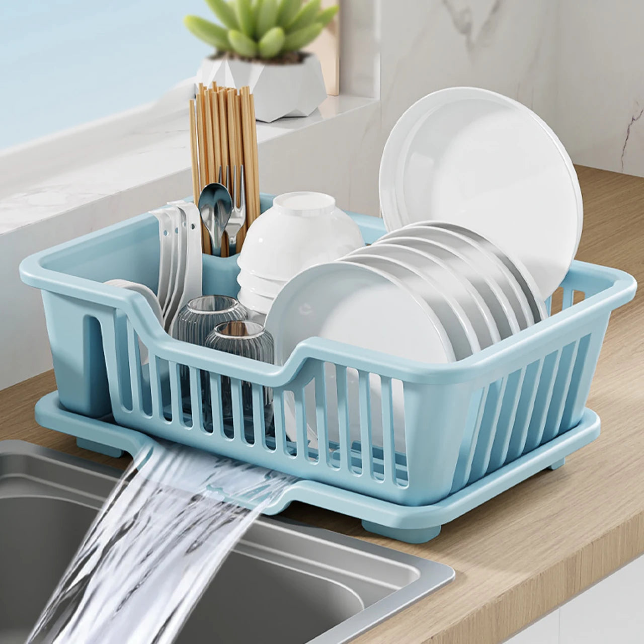 Kitchen Drain Bowl Rack