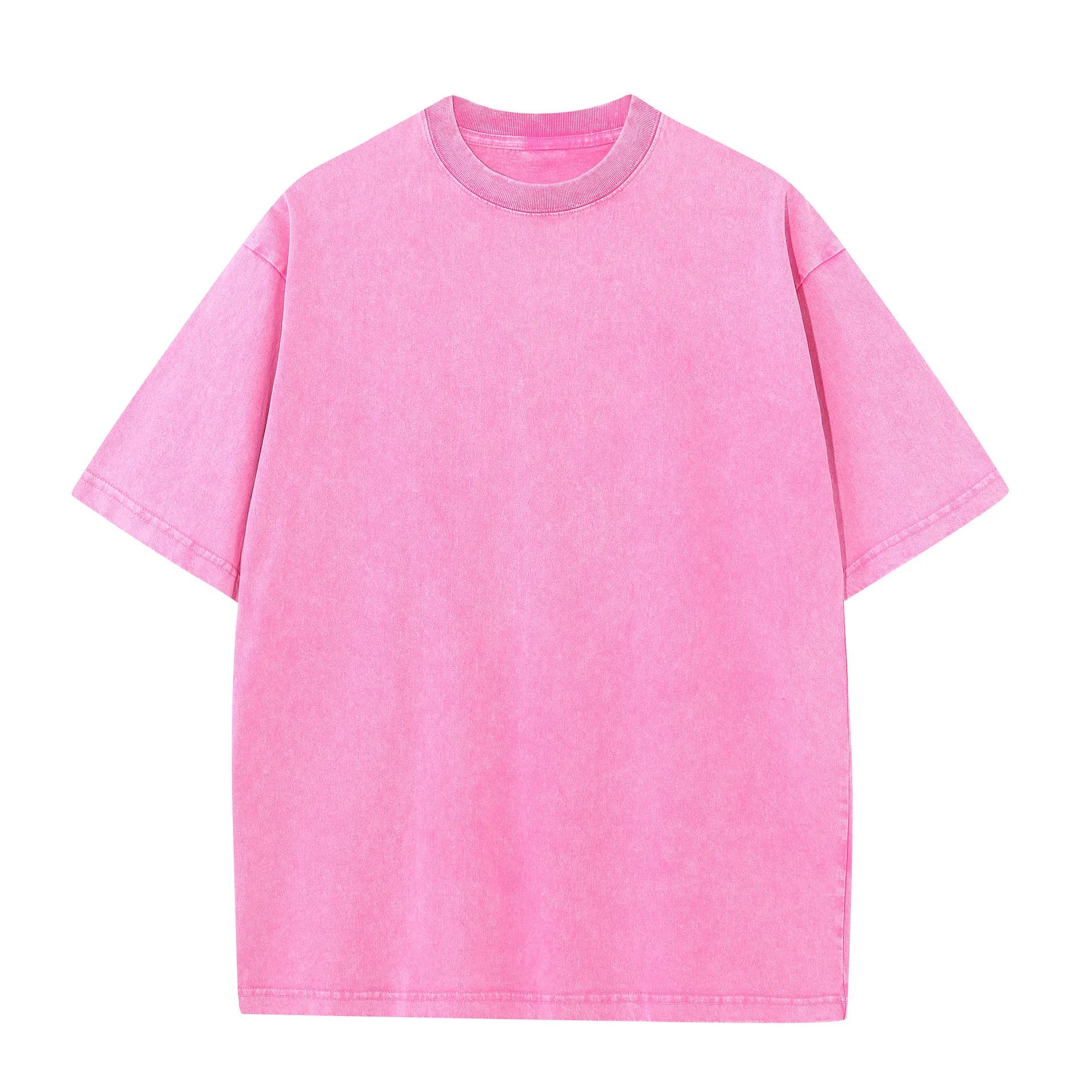 Summer T-shirt Heavy Cotton Vintage Washed