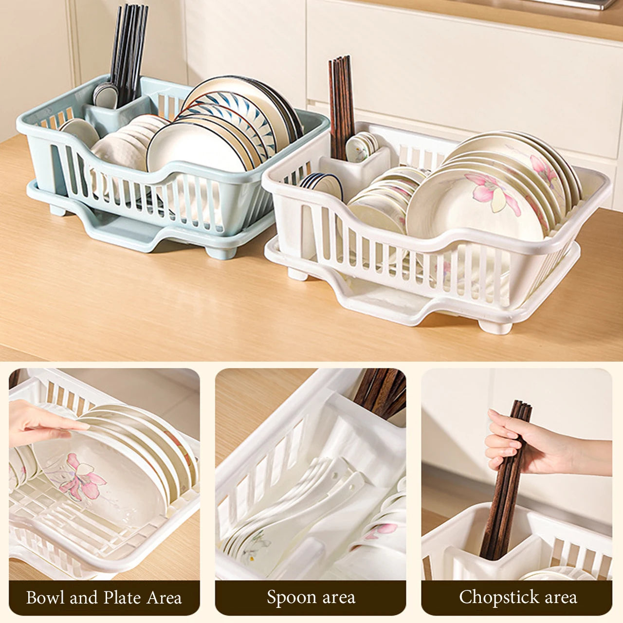 Kitchen Drain Bowl Rack