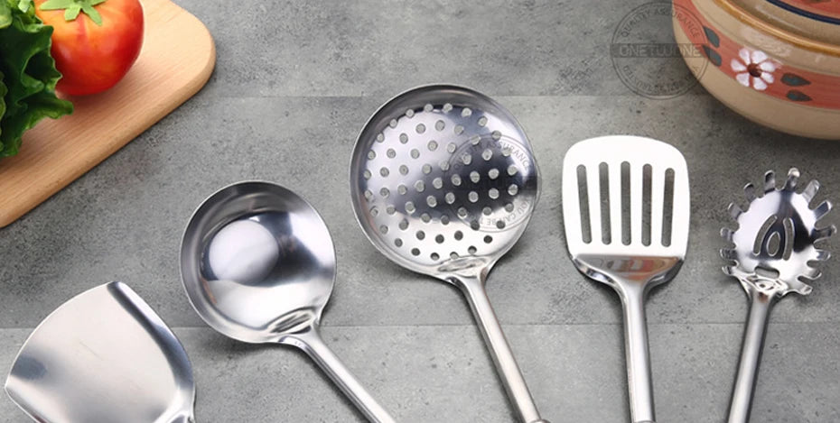 6 Pieces Kitchen Cooking Utensil Set Stainless Steel