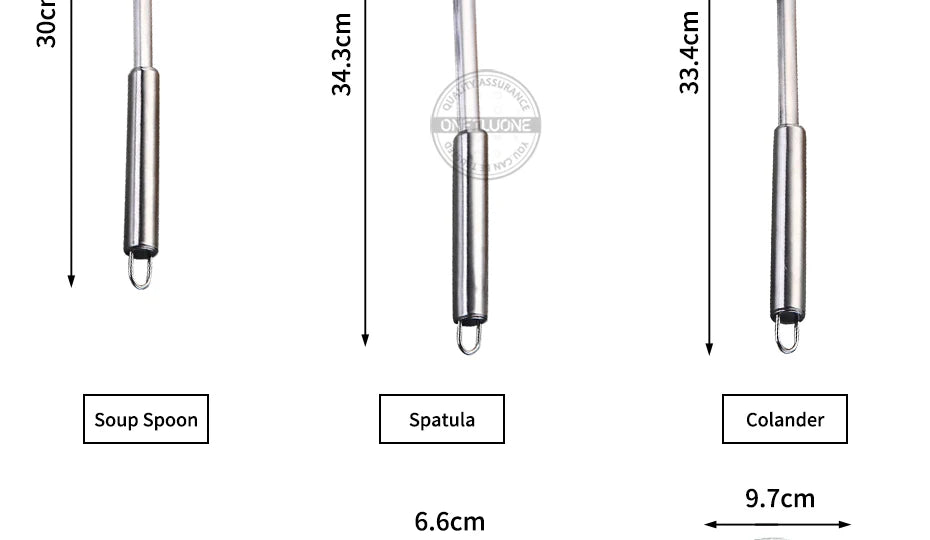 6 Pieces Kitchen Cooking Utensil Set Stainless Steel